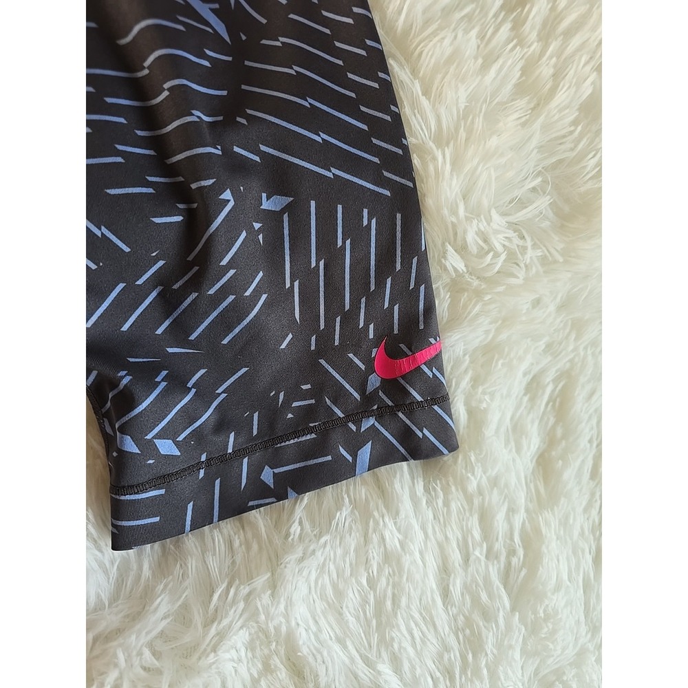 Nike Pro Dri Fit Womens Mid Rise Capri Multicolor Athletic Compression Pants S - Picture 3 of 9